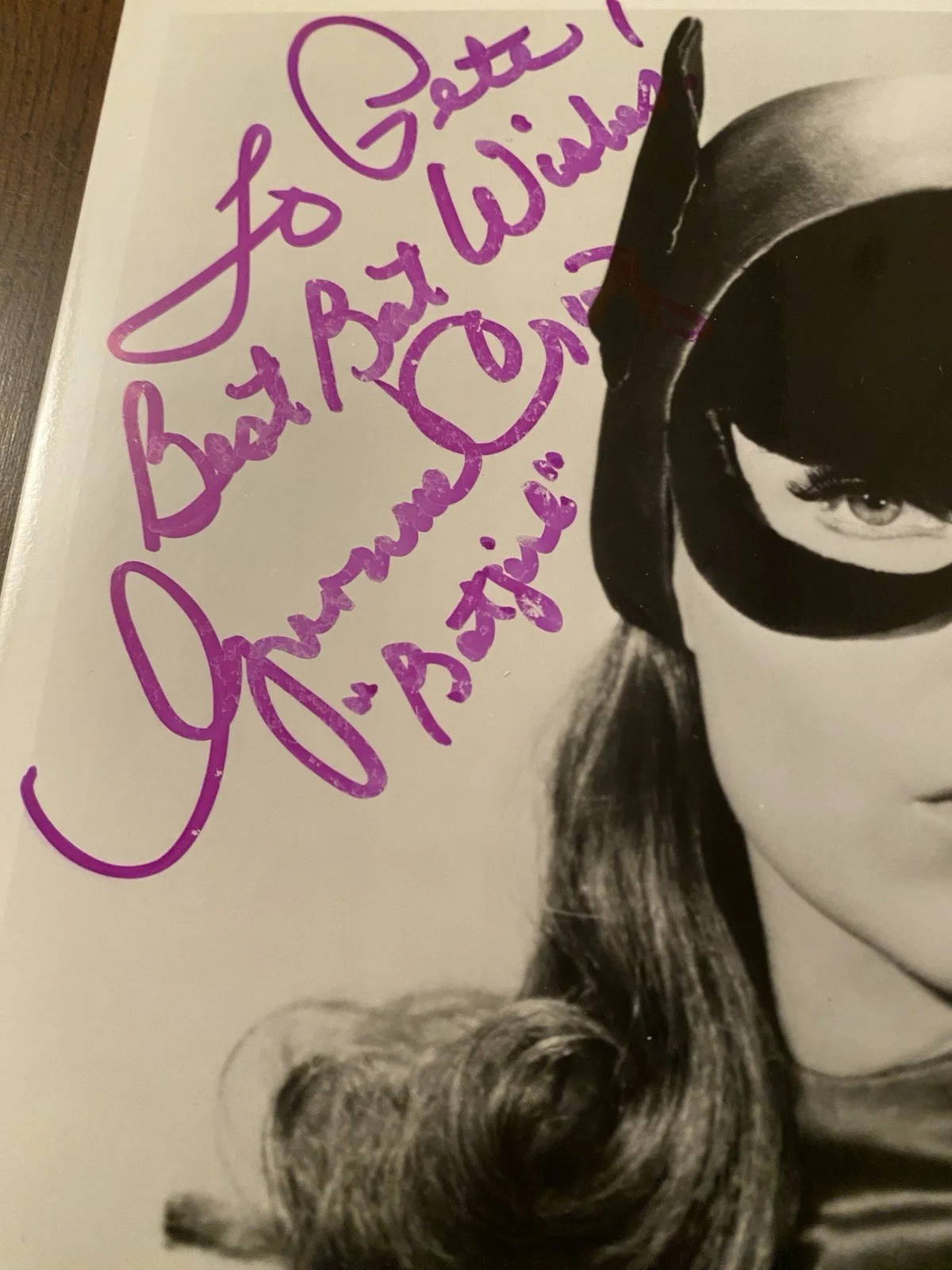 Yvonne Craig — Yvonne Craig Signed Autographed Batgirl Photo With COA Batman 66, image 3