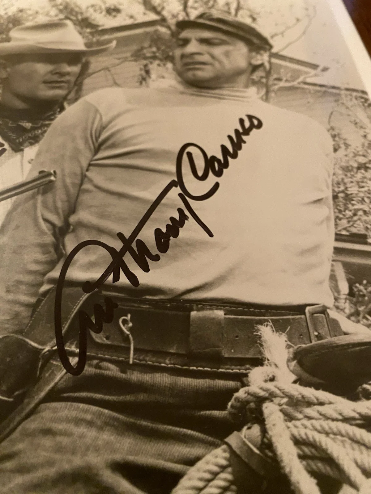 Will Hutchins, Anthony Caruso — Will Hutchins Anthony Caruso Signed Autographed Photo With COA Sugarfoot Western, image 5
