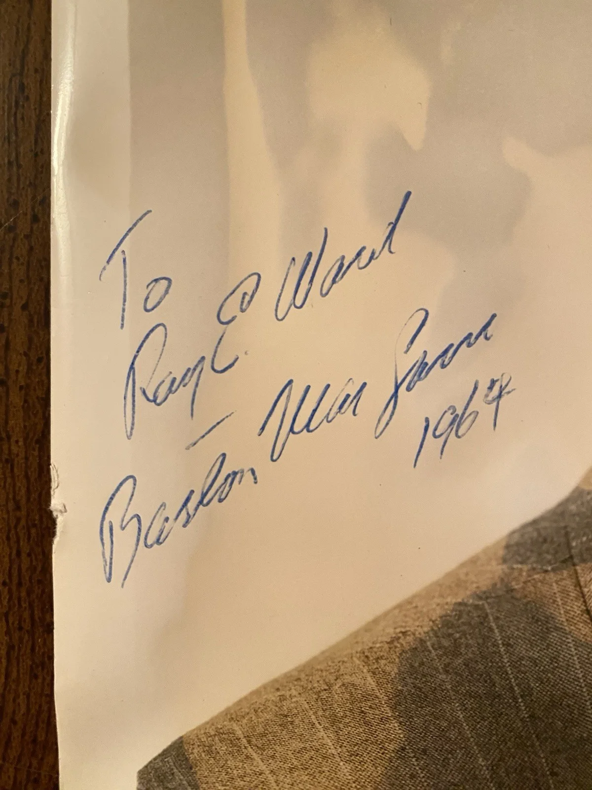 Barton MacLane — Barton MacLane Signed Autographed Photo With COA I Dream Of Jeannie Outlaws RARE, изображение 2