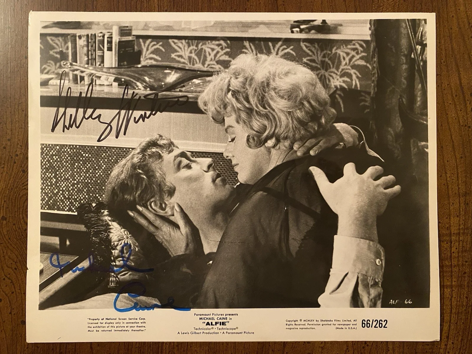 Michael Caine, Shelley Winters — Michael Caine Shelley Winters Signed Autographed BOTH 10x8 Photo With COA Alfie