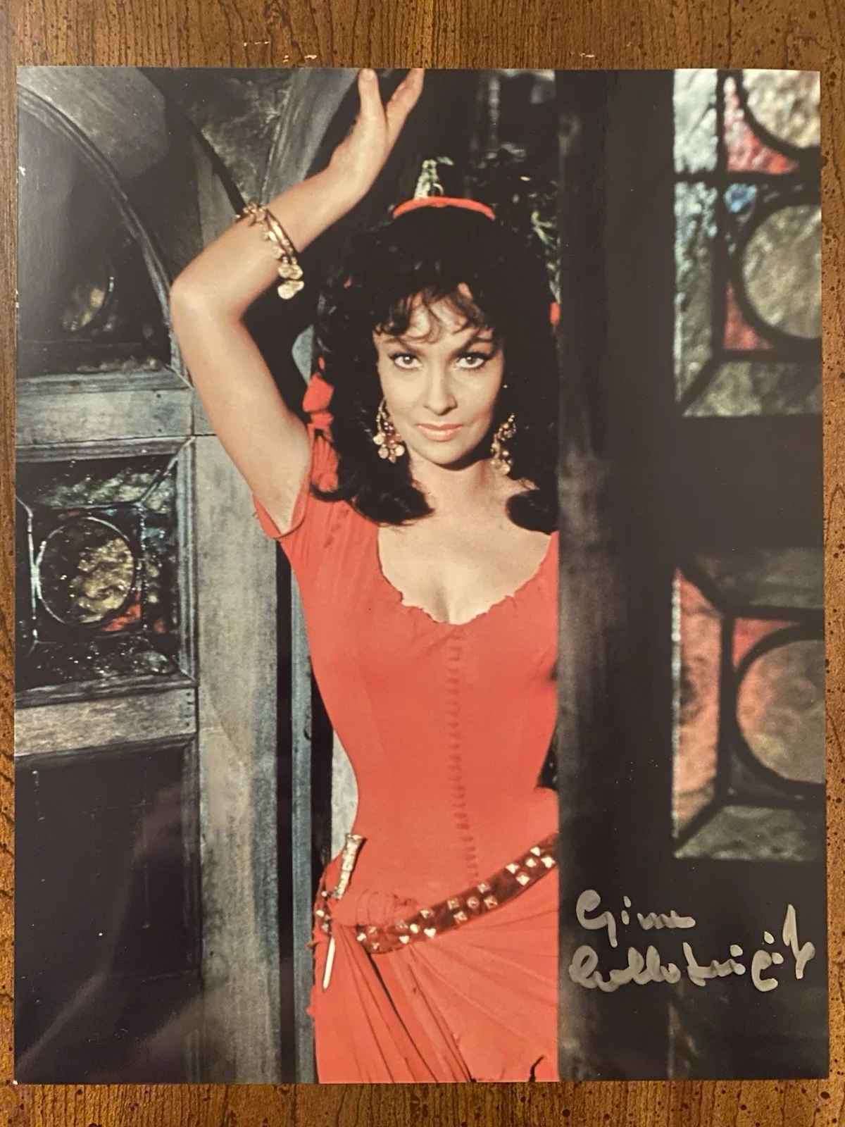 Gina Lollobrigida — Gina Lollobrigida Signed Autographed Photo With COA Hunchback Of Notre Dame Etc