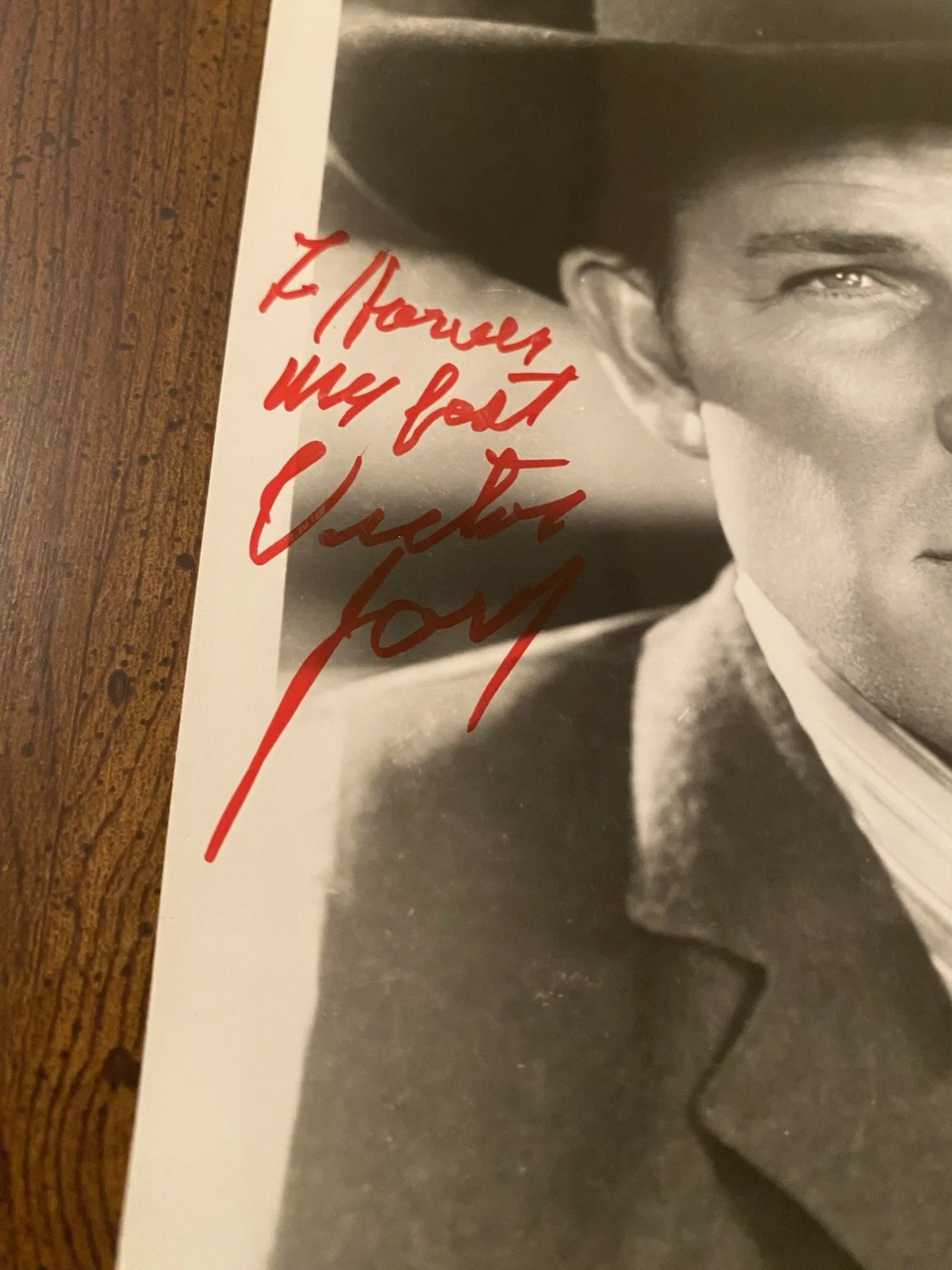 Victor Jory — Victor Jory Signed Autographed Photo With COA The Cariboo Trail Canadian Pacific, image 3