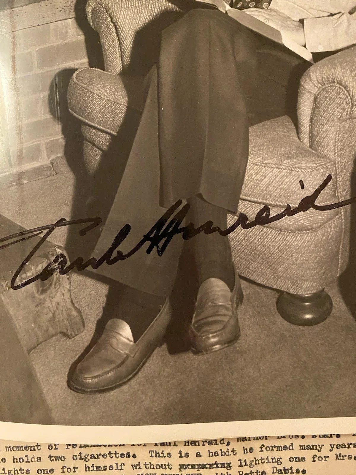 Paul Henreid — Paul Henreid Signed Autographed 8x10 Photo With COA Casablanca Now Voyager, изображение 3