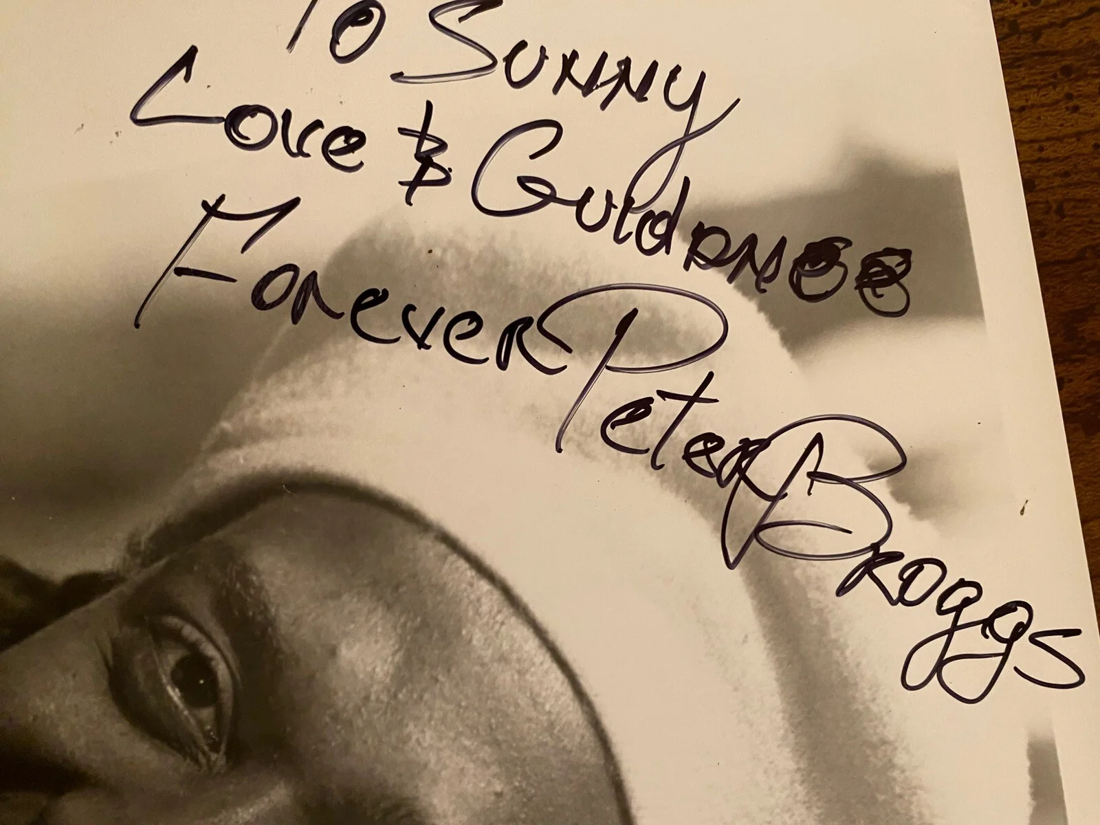 Peter Broggs Signed Autographed Photo With COA Reggae Singer Songwriter, image 2