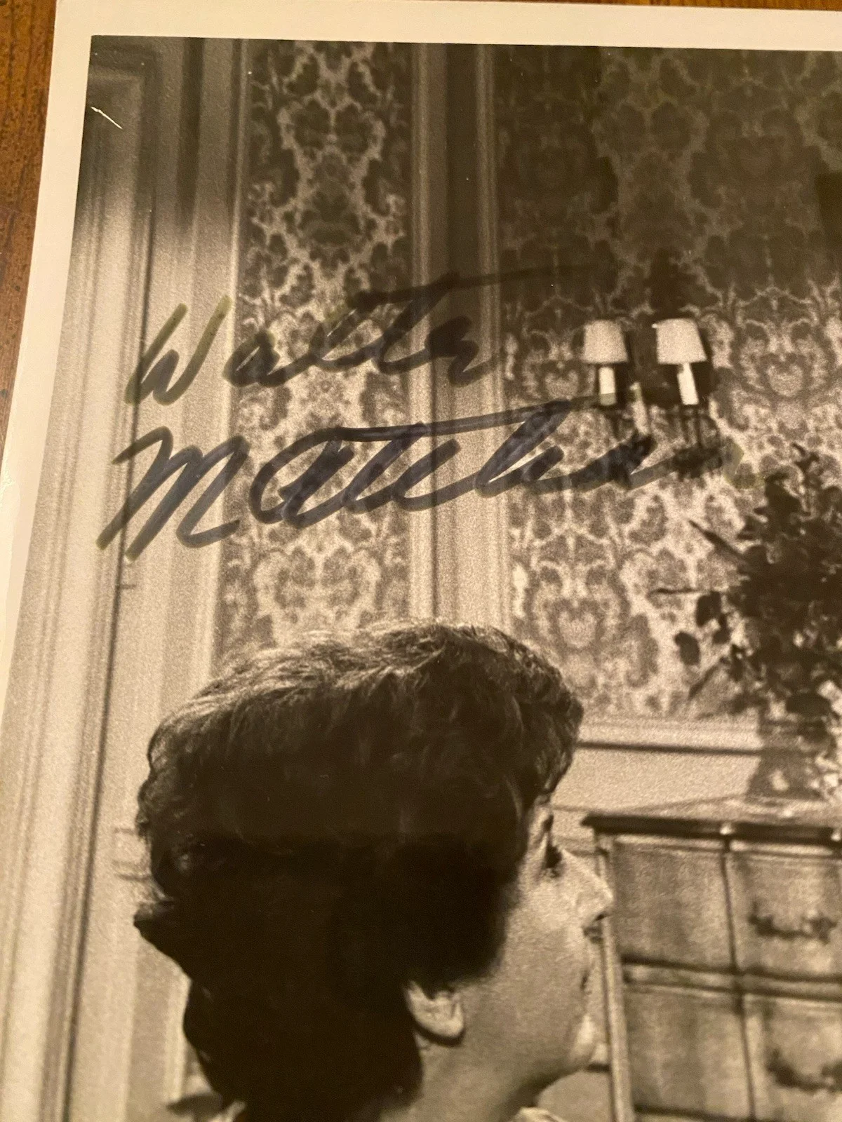 Walter Matthau, Maureen Stapleton — Walter Matthau Maureen Stapleton Signed Autographed Photo With COA Plaza Suite, image 3