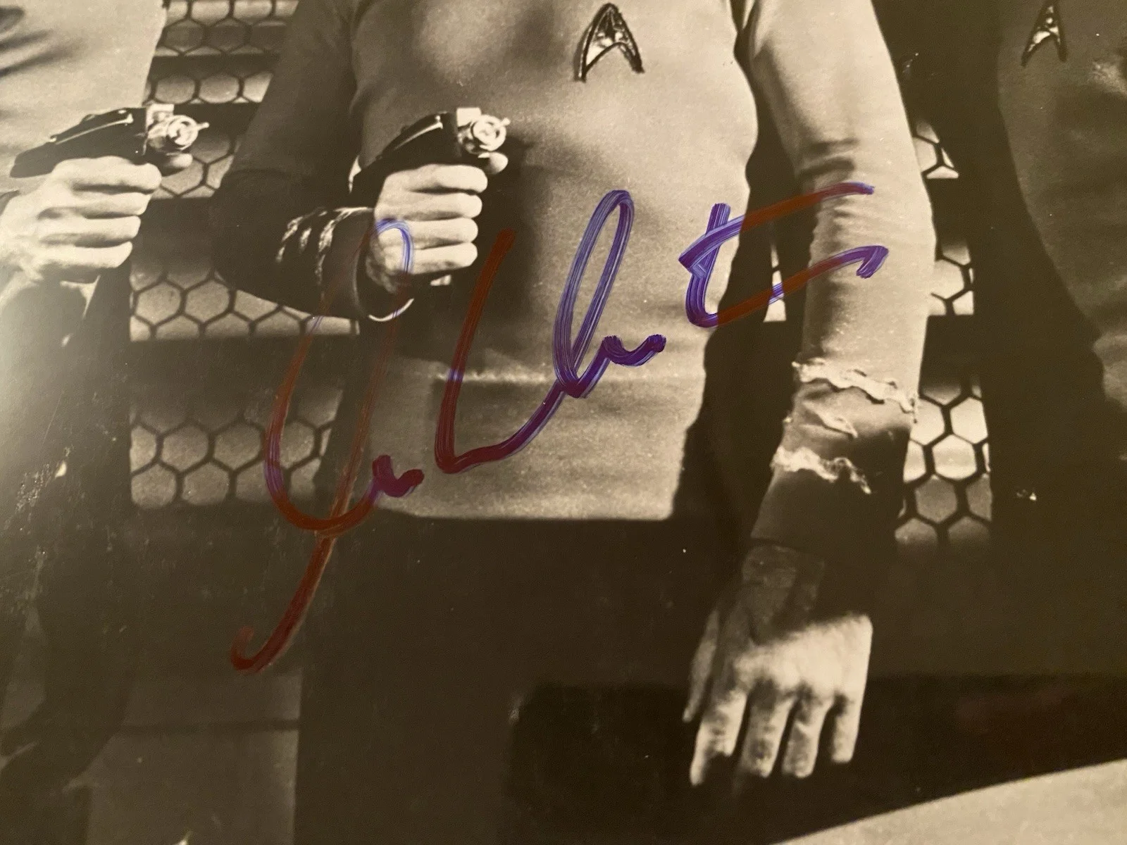 William Shatner — William Shatner Signed Autographed Star Trek Trio Photo With COA Spock Scotty, image 3