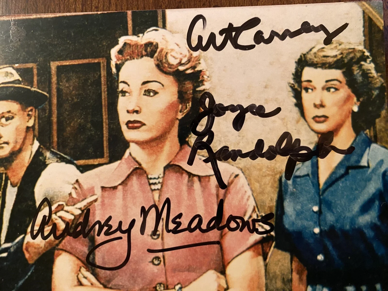 Joyce Randolph, Audrey Meadows, Art Carney — The Honeymooners Cast Signed Autographed Photo By 3 With COA Carney Meadows Rand, изображение 2