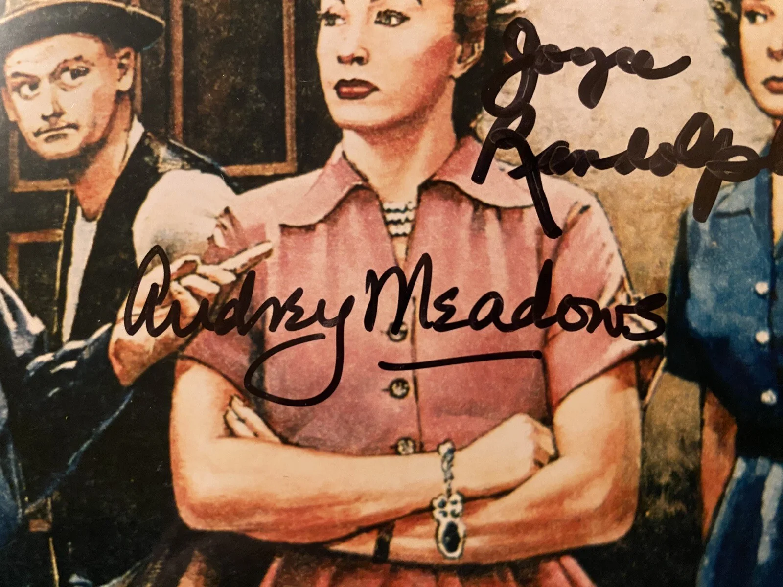 Joyce Randolph, Audrey Meadows, Art Carney — The Honeymooners Cast Signed Autographed Photo By 3 With COA Carney Meadows Rand, изображение 5
