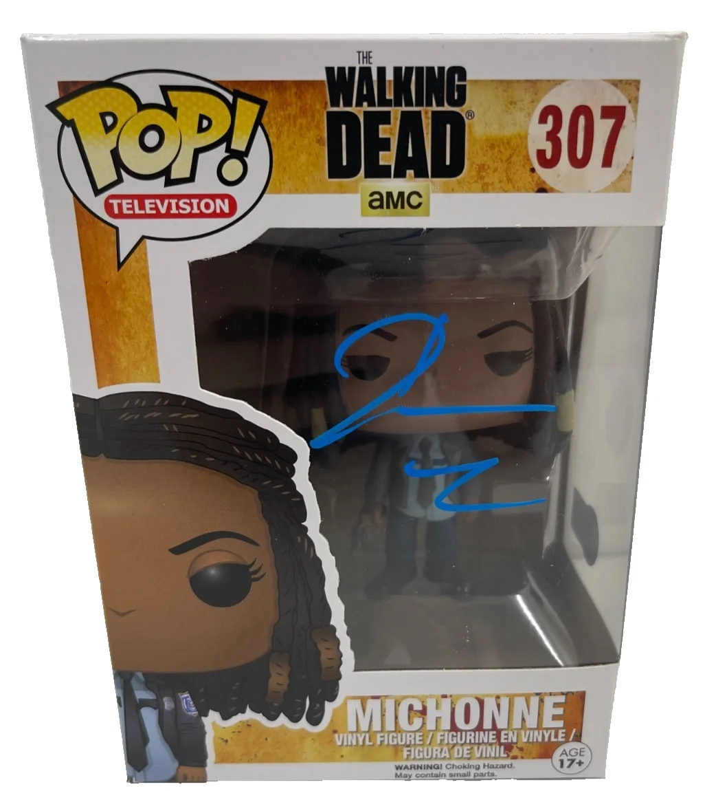 Danai Gurira — Danai Gurira Signed Funko 307 Michonne Walking Dead Authentic Autograph Beckett