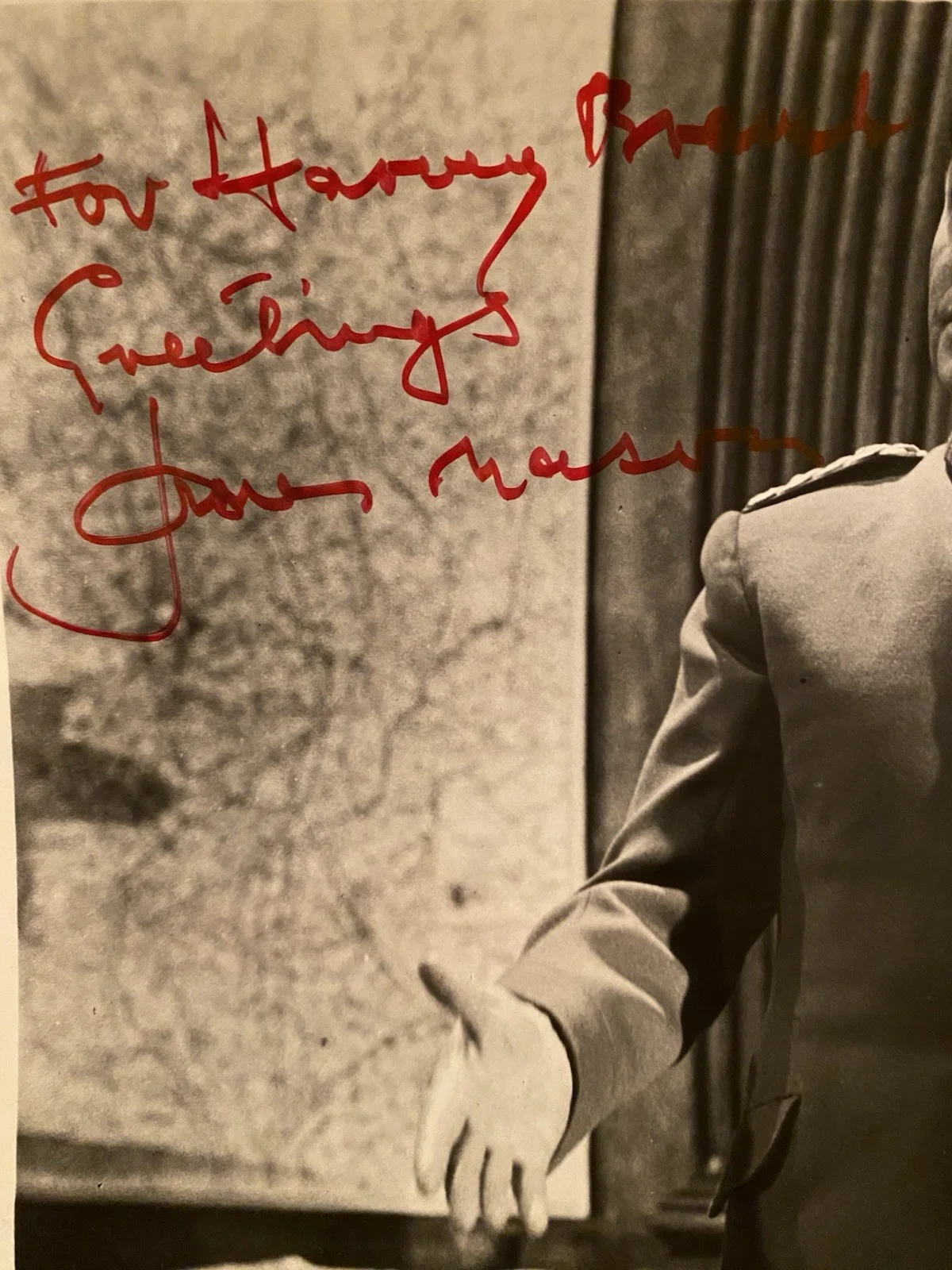 James Mason — James Mason Signed Autographed Photo With COA The Blue Max The Desert Fox, изображение 2