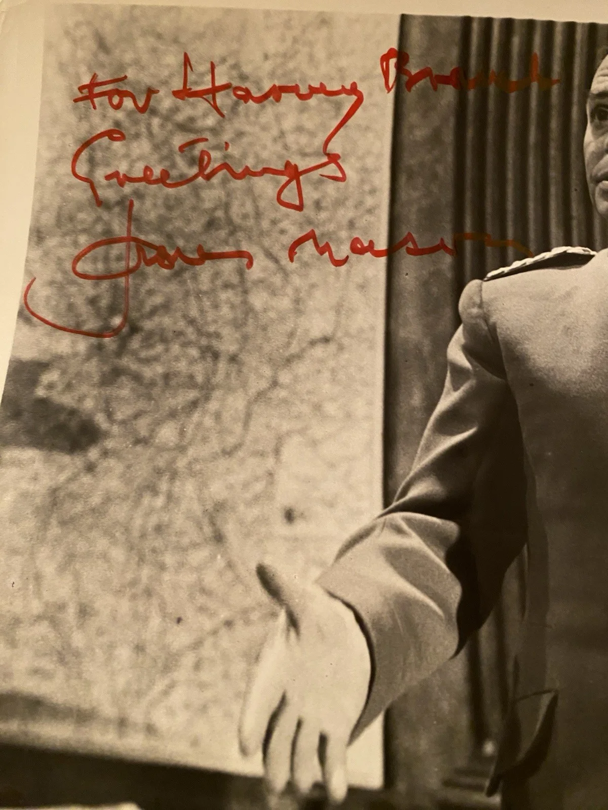 James Mason — James Mason Signed Autographed Photo With COA The Blue Max The Desert Fox, изображение 3
