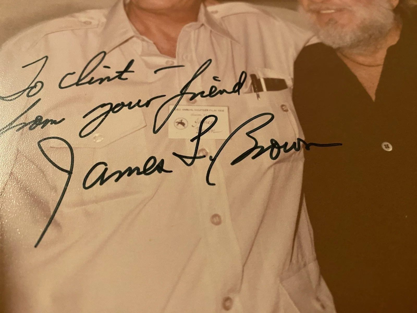 James Brown, Rand Brooks, Jennifer Holt, Lash LaRue — James Brown Jennifer Holt Rand Brooks Lash Larue Signed Autographed Photo w COA, изображение 3
