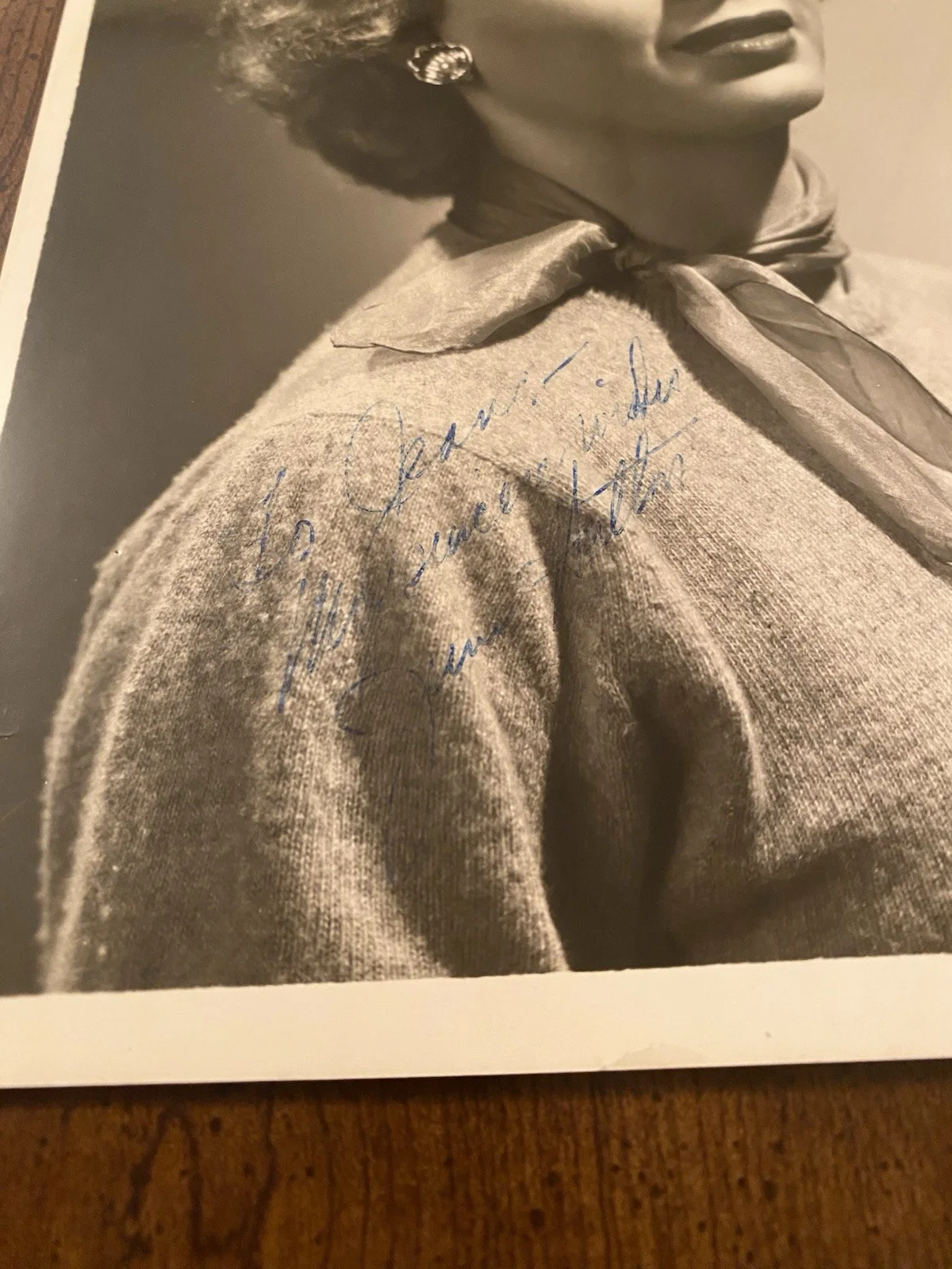 June Hutton — June Hutton Signed Autographed Photo With COA Wonder Man Slightly Terrific Hoedo, image 3