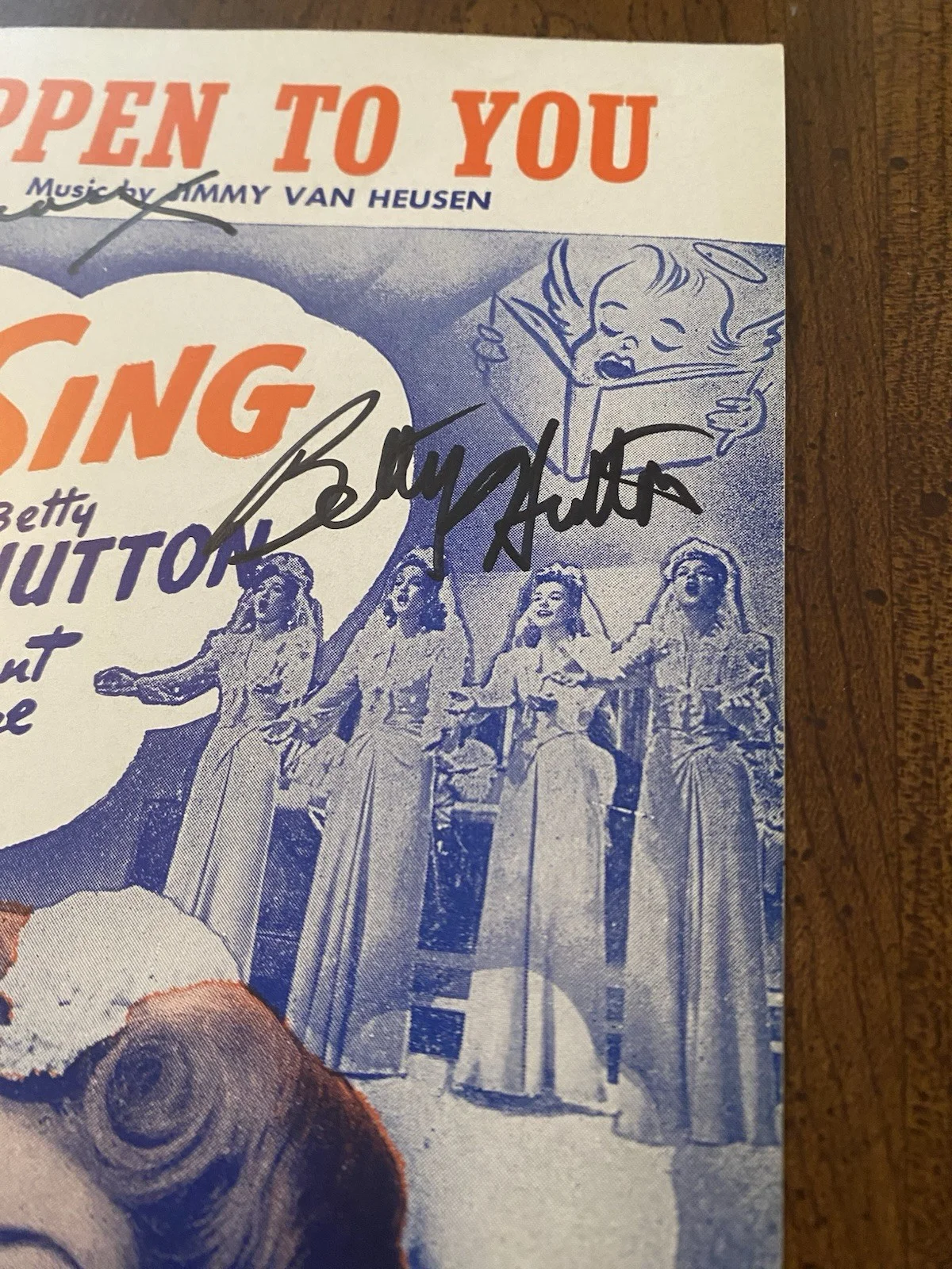 Fred MacMurray, Betty Hutton — Fred MacMurray Betty Hutton Signed Autographed Sheet Music With COA BOTH RARE, image 5