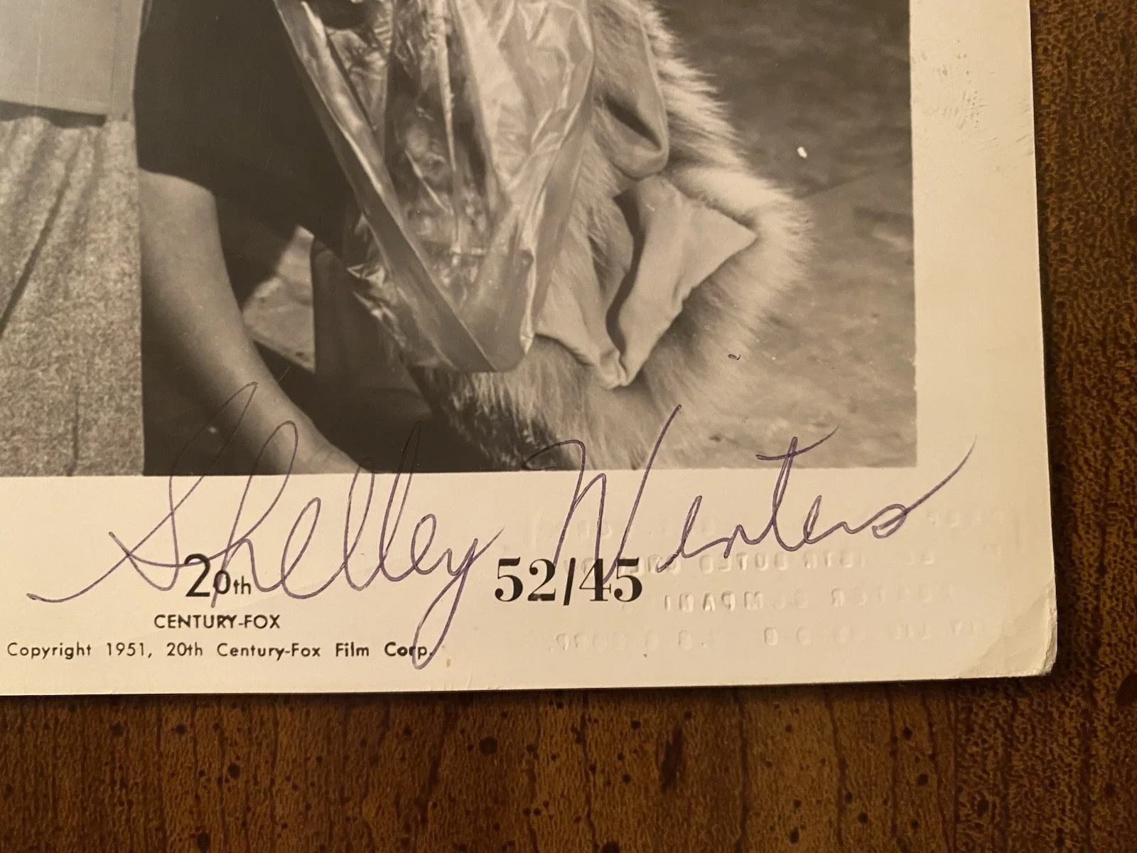 Gary Merrill, Shelley Winters — Gary Merrill Shelley Winters Signed Autographed Photo With COA Phone Call From A, image 2