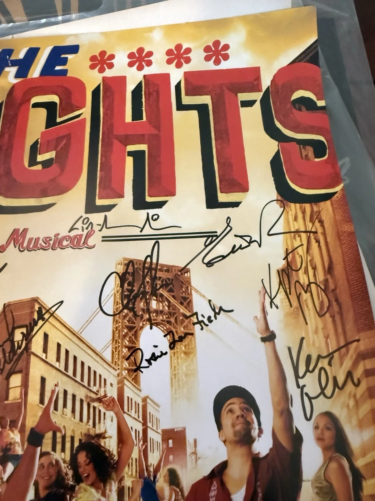 Andrea Burns, Janet Dacal, Robin de Jesús, Mandy Gonzalez, Lin‑Ma — In the Heights Autographed Original Broadway cast poster and playbill., image 2