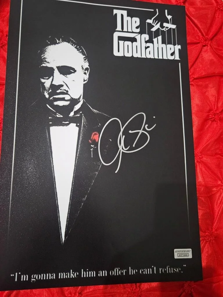 AL PACINO — AL PACINO HAND SIGNED AUTOGRAPHED 11X17 MINI MOVIE POSTER THE GODFATHER REAL COA, изображение 2