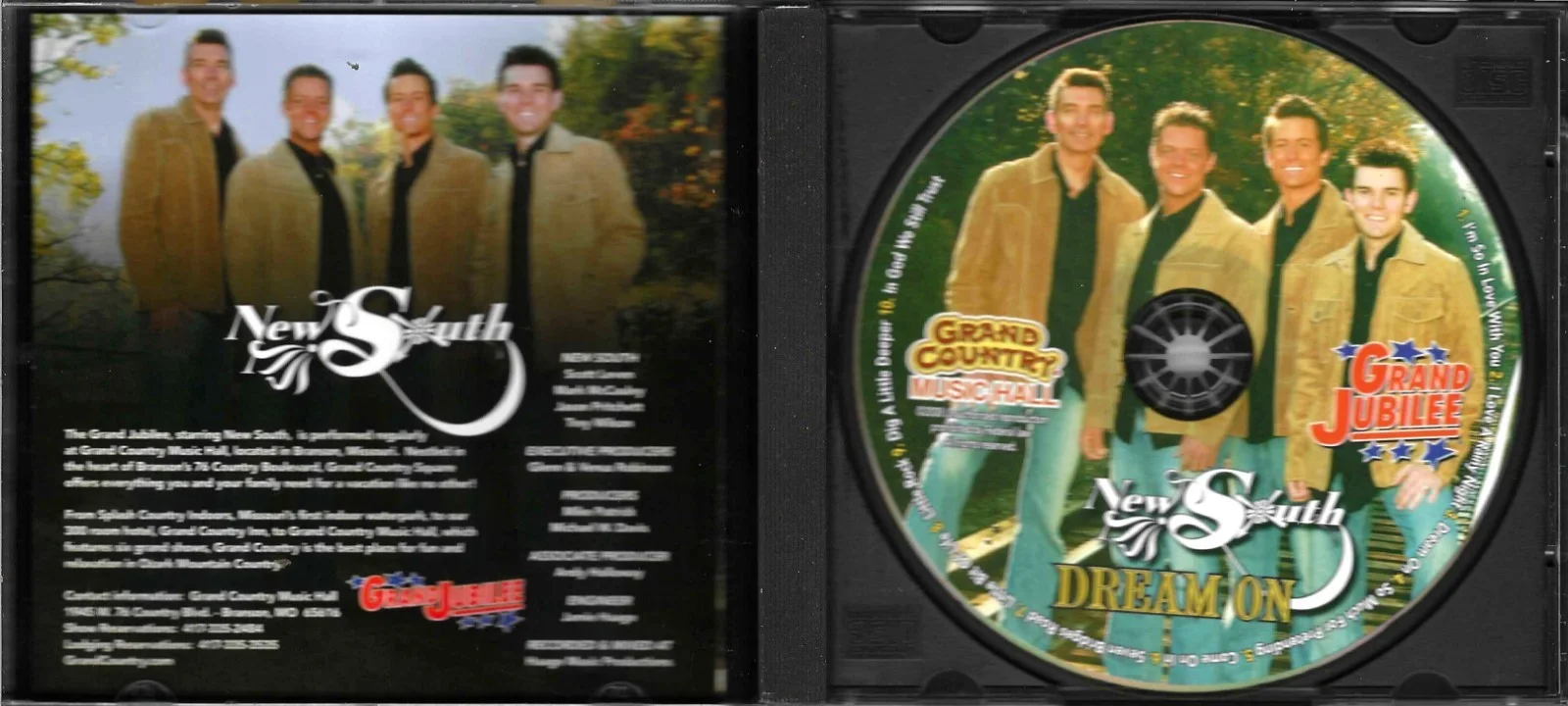 NEW SOUTH......"DREAM ON"......AUTOGRAPHED.......RARE HTF OOP CD, image 2