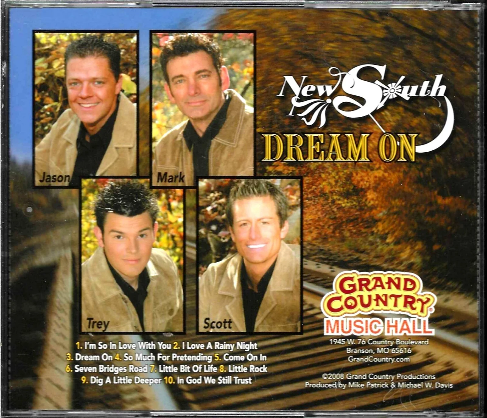 NEW SOUTH......"DREAM ON"......AUTOGRAPHED.......RARE HTF OOP CD, image 3