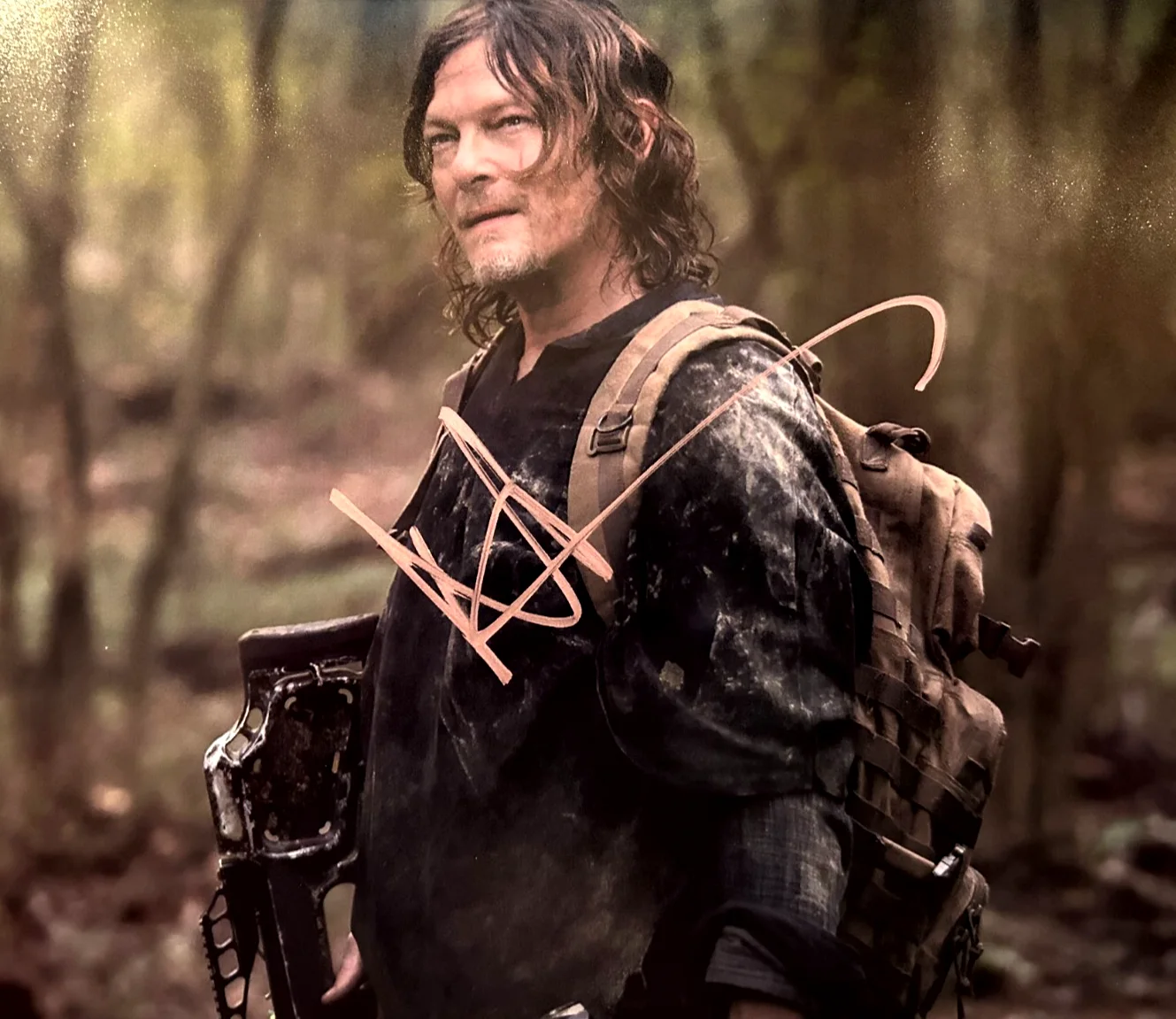 Norman Reedus — Norman Reedus Signed 8x10" WALKING DEAD Authentic Original Autograph w/COA, image 3