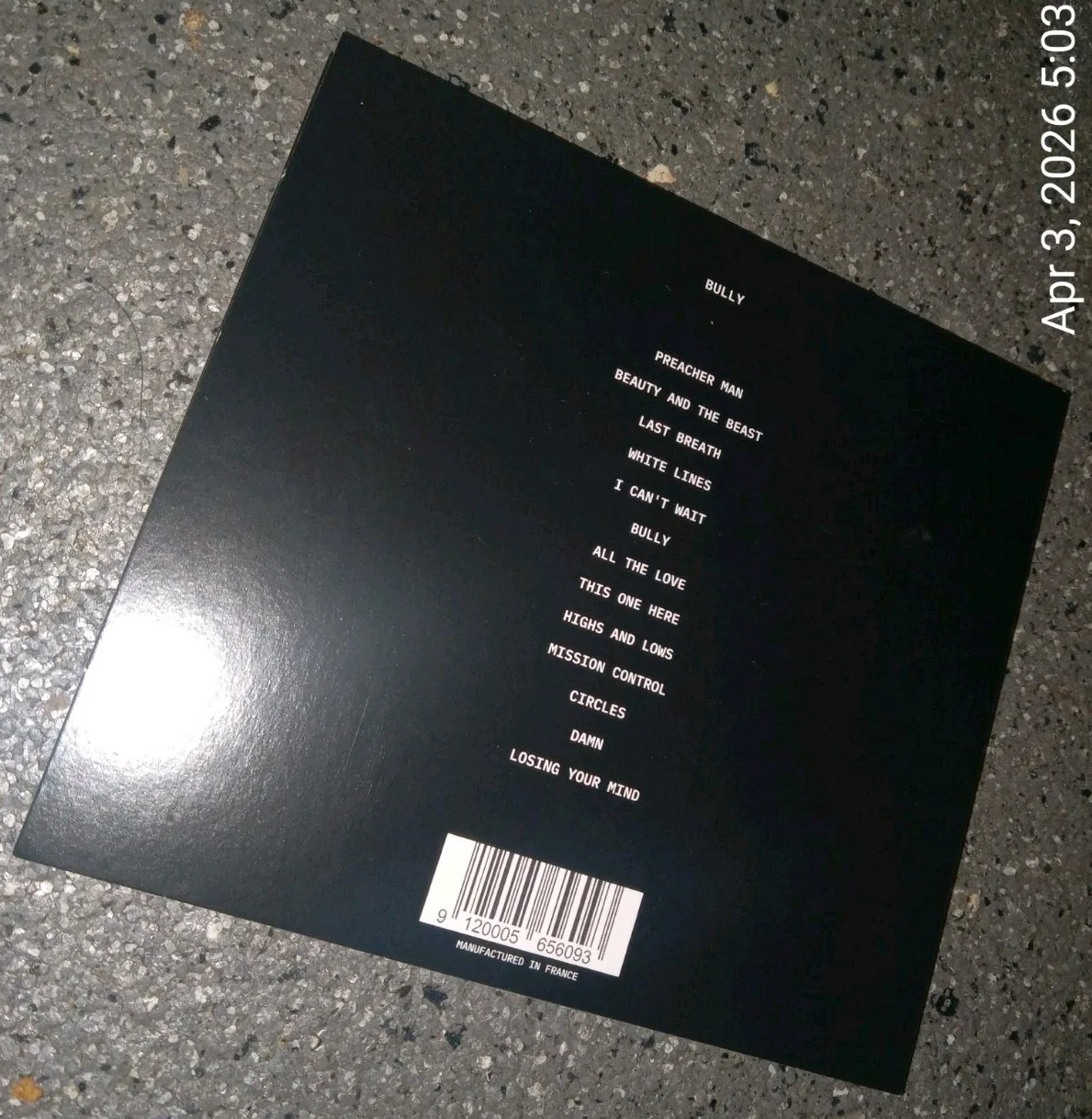 KANYE SIGNED BULLY CD, image 3