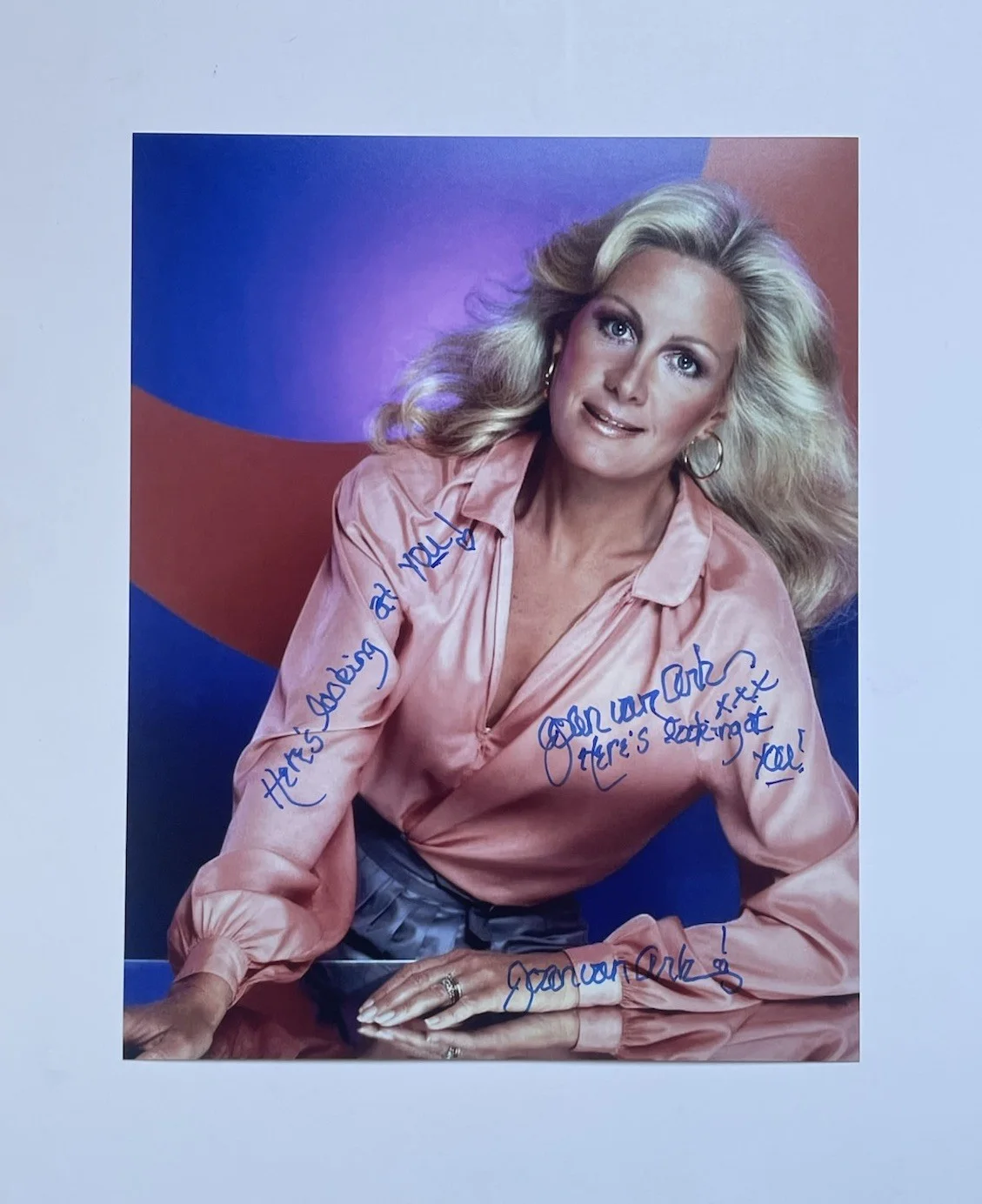 Joan Van Ark — Joan Van Ark Authentic Hand Signed 8x10 Photo Autograph Actress M.A.S.H Knots