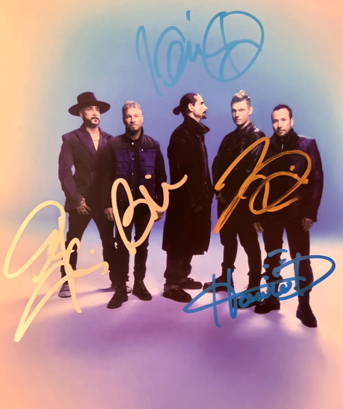 BACKSTREET BOYS Singed 8x10" Authentic ORIGINAL Autograph w/COA, image 3