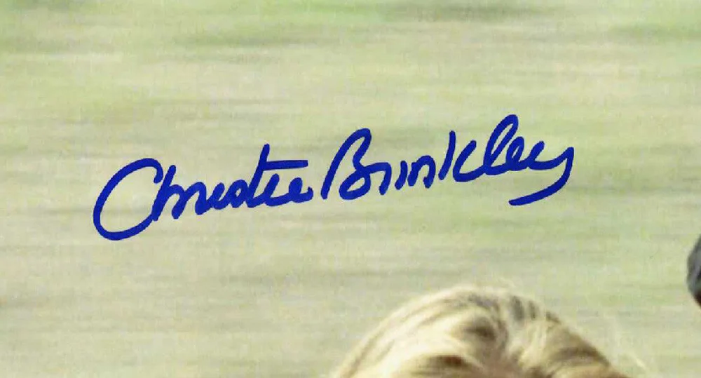 CHRISTIE BRINKLEY SIGNED AUTOGRAPHED 11x14 PHOTO VACATION RARE BECKETT BAS, изображение 2