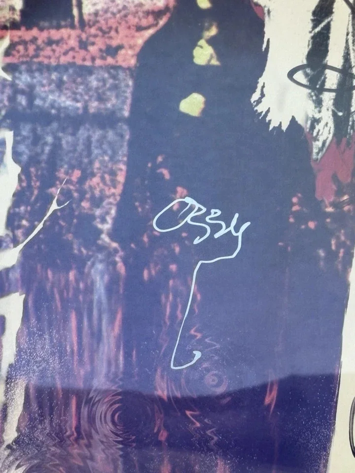 BLACK SABBATH FULLY SIGNED POSTER 98' ERA (REUNION ERA) X4 GUARANTEED AUTHENTIC!, image 2