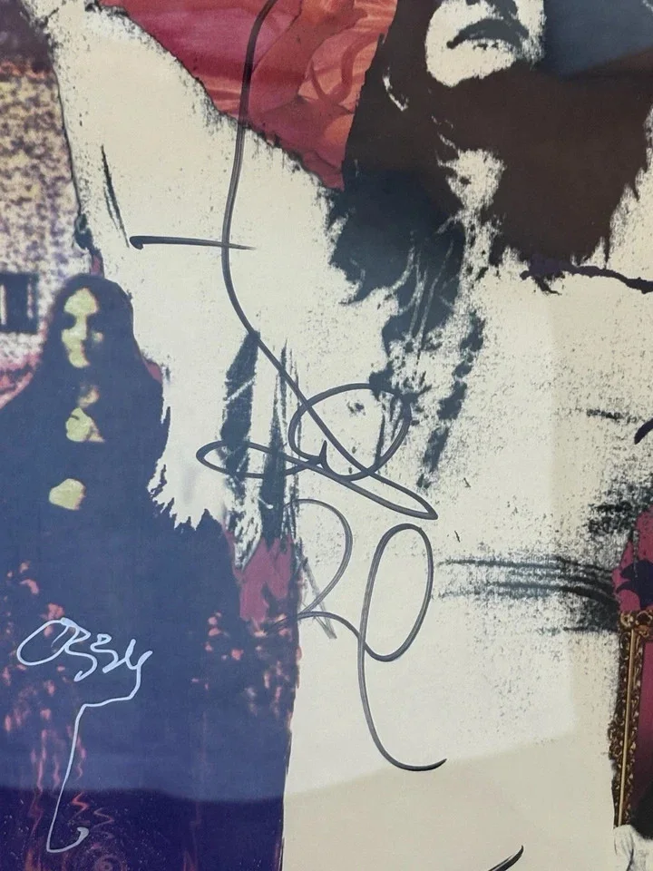 BLACK SABBATH FULLY SIGNED POSTER 98' ERA (REUNION ERA) X4 GUARANTEED AUTHENTIC!, image 5