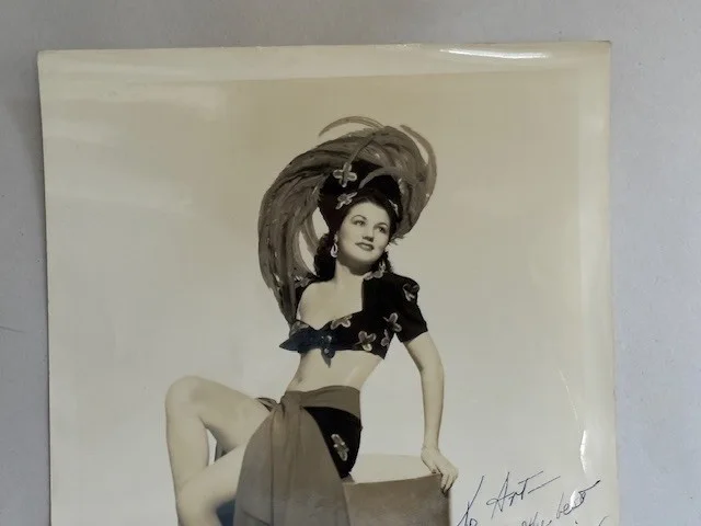 Vtg 50's Kay Penton Jazz Big Band Singer Bruno Hollywood Photo Autograph Signed, изображение 2