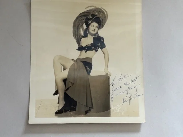 Vtg 50's Kay Penton Jazz Big Band Singer Bruno Hollywood Photo Autograph Signed, изображение 3