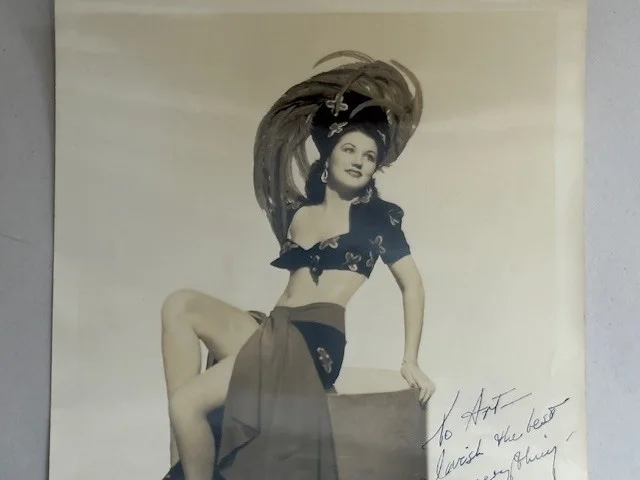 Vtg 50's Kay Penton Jazz Big Band Singer Bruno Hollywood Photo Autograph Signed, изображение 4