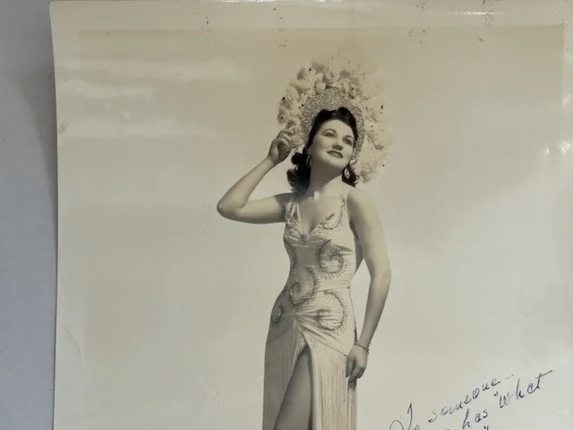 Vtg 50's Kay Penton Jazz Big Band Singer Bruno Hollywood Photo Autograph Signed, изображение 4