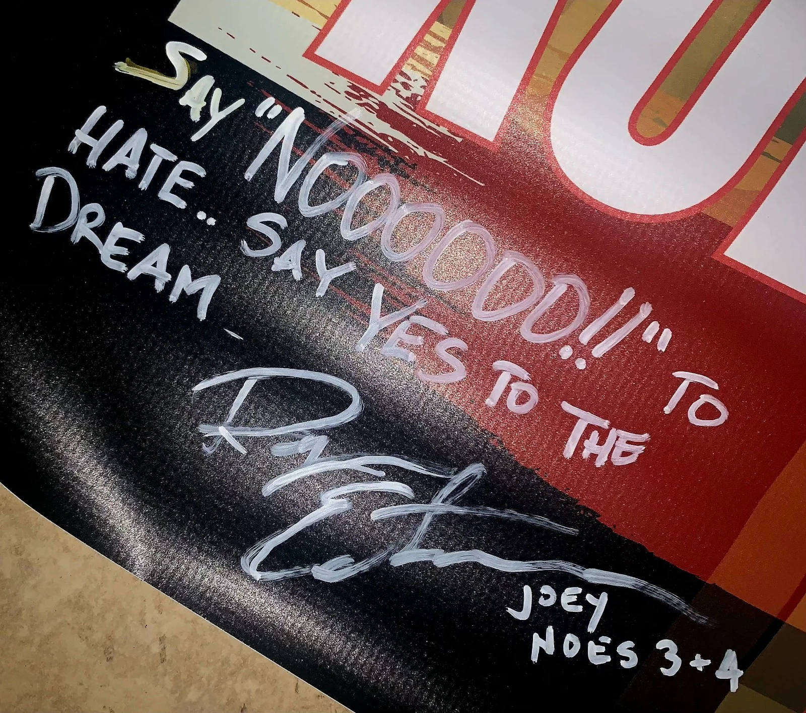 Rodney Eastman — Rodney Eastman SIGNED! 36x48 Banner Nightmare on Elm Street 3 & 4, изображение 2