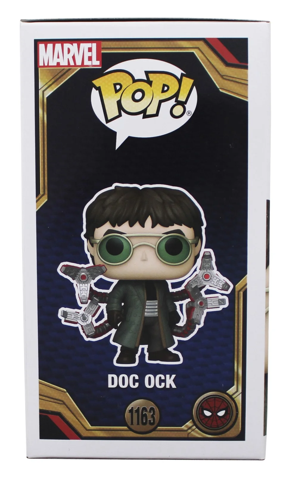 Alfred Molina — Alfred Molina Spiderman Signed Doc Ock #1163 Funko Pop Vinyl Figure JSA #AS72572, image 5