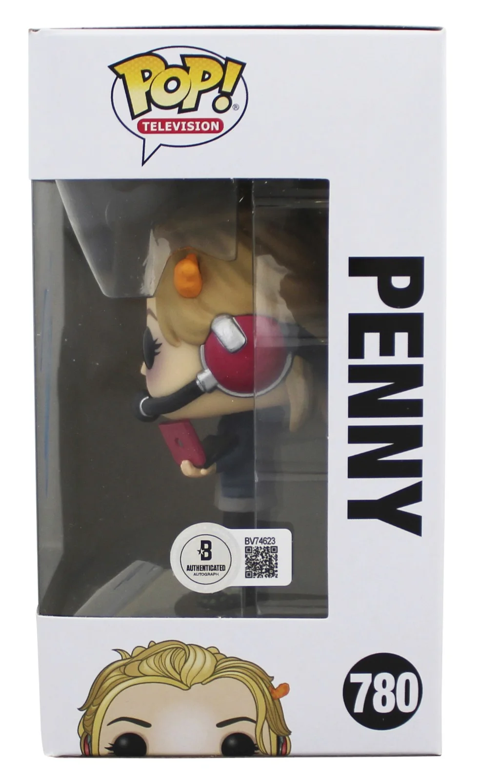 Kaley Cuoco — Kaley Cuoco The Big Bang Theory Signed Penny #780 Funko Pop Figure BAS #BV74623, image 3