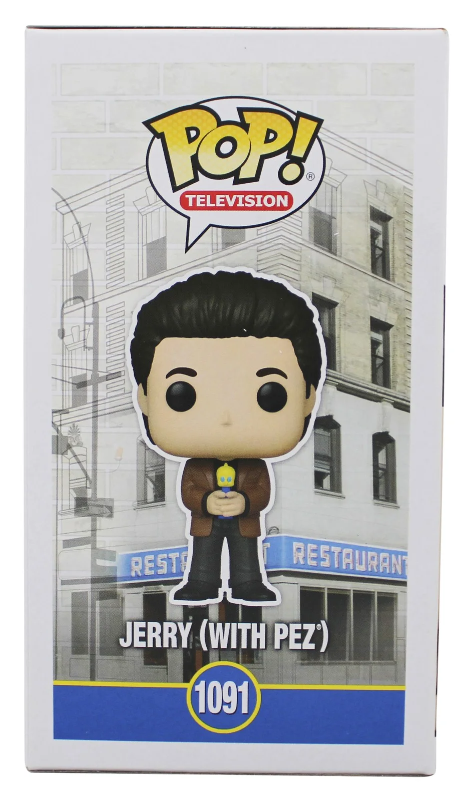 Jerry Seinfeld — Jerry Seinfeld Signed Jerry (With Pez) #1091 Funko Pop Vinyl Figure JSA #CD80426, image 5