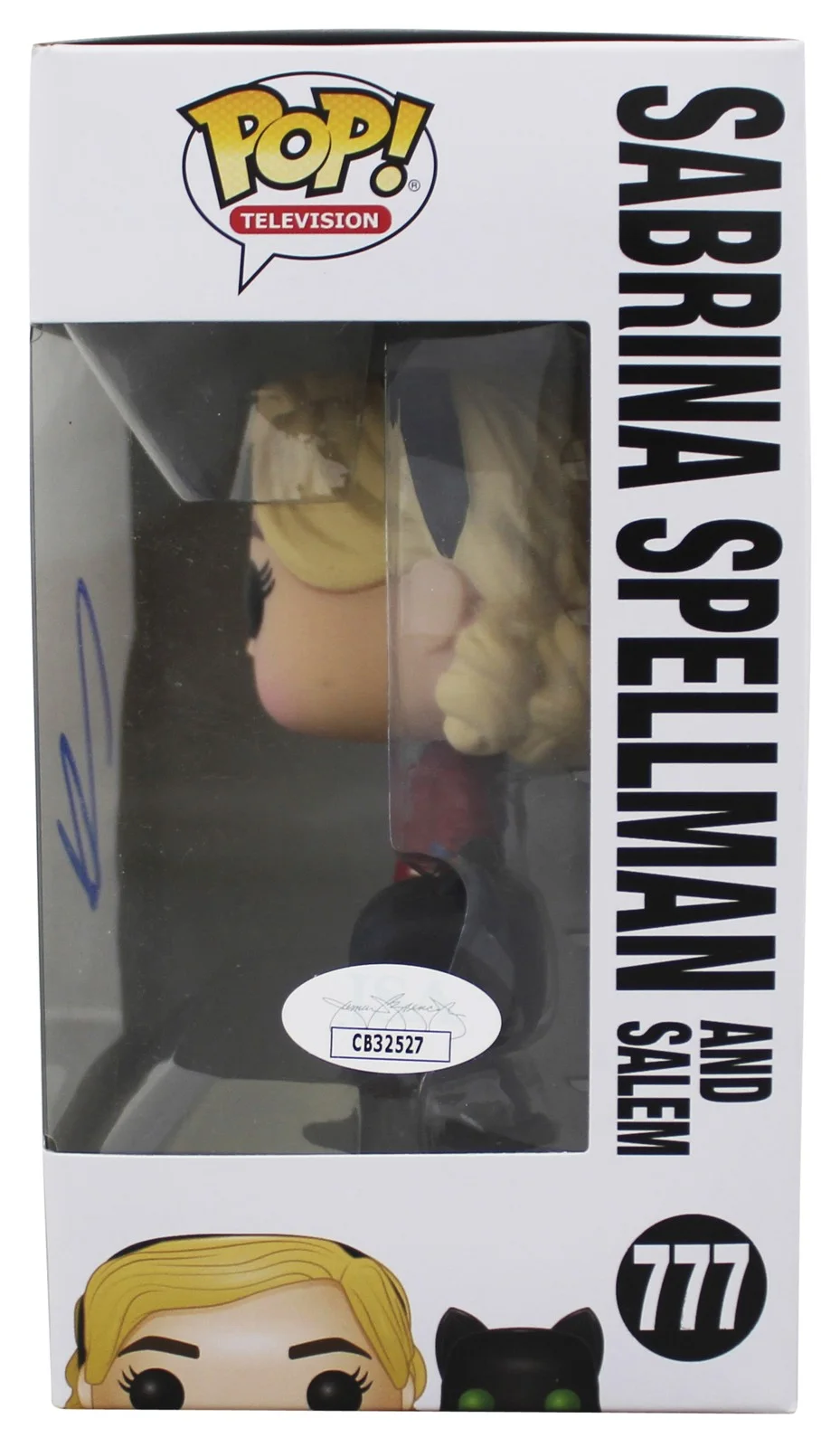 Kiernan Shipka — Kiernan Shipka Chilling Adventures Of Sabrina Signed #777 Funko Pop Figure JSA, изображение 3