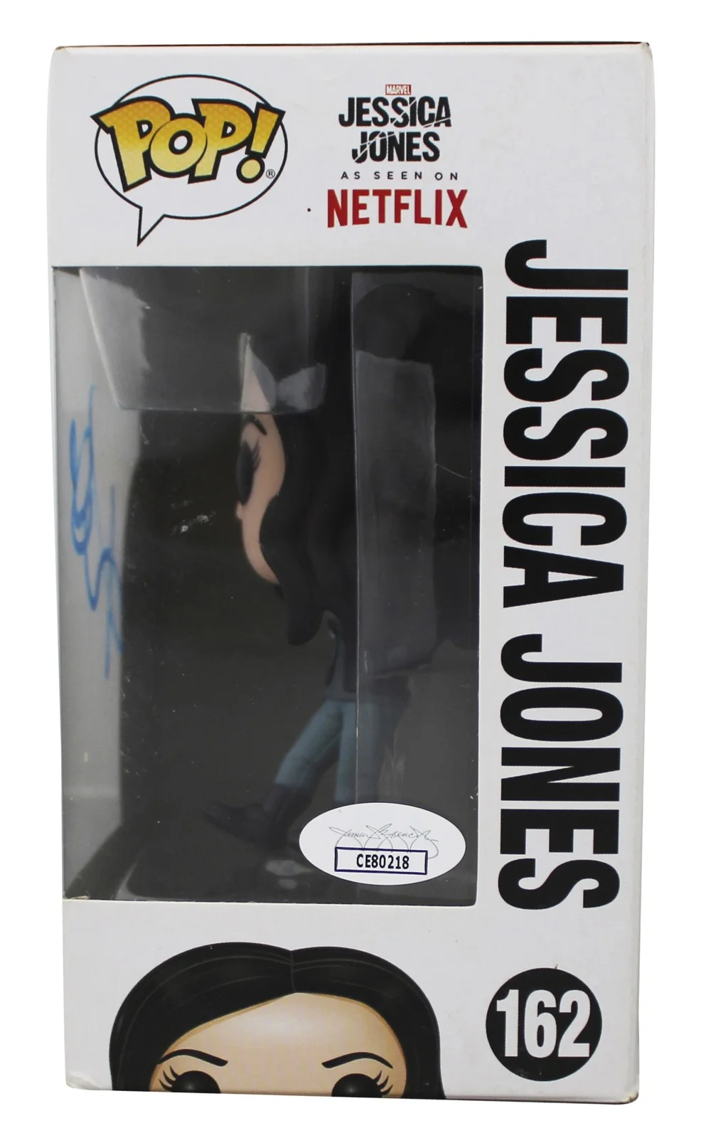 Krysten Ritter — Krysten Ritter Jessica Jones Signed #162 Funko Pop Vinyl Figure JSA #CE80218, image 3