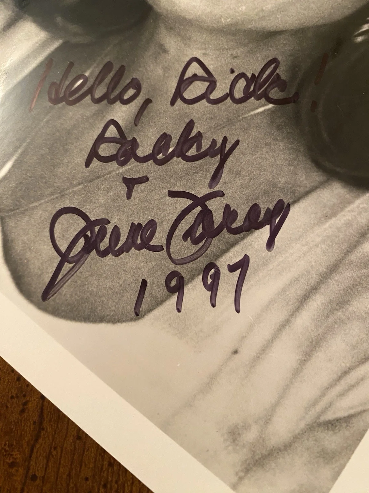 June Foray — June Foray Signed Autographed Photo Rocky And Bullwinkle IN PERSON, изображение 3