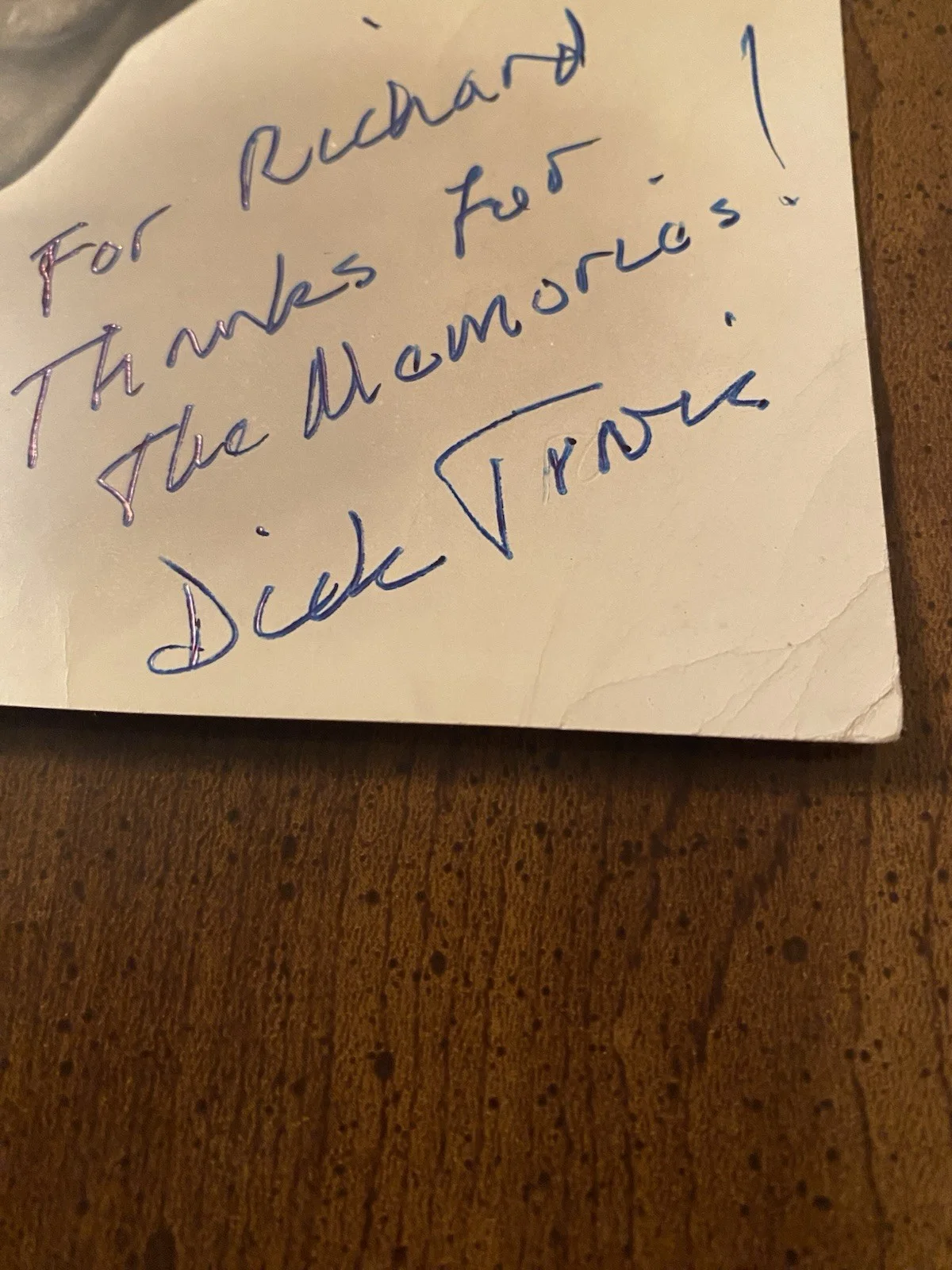 Richard Travis — Richard Travis Signed Autographed Vintage Photo Code 3 Man Who Came To Dinner, image 3