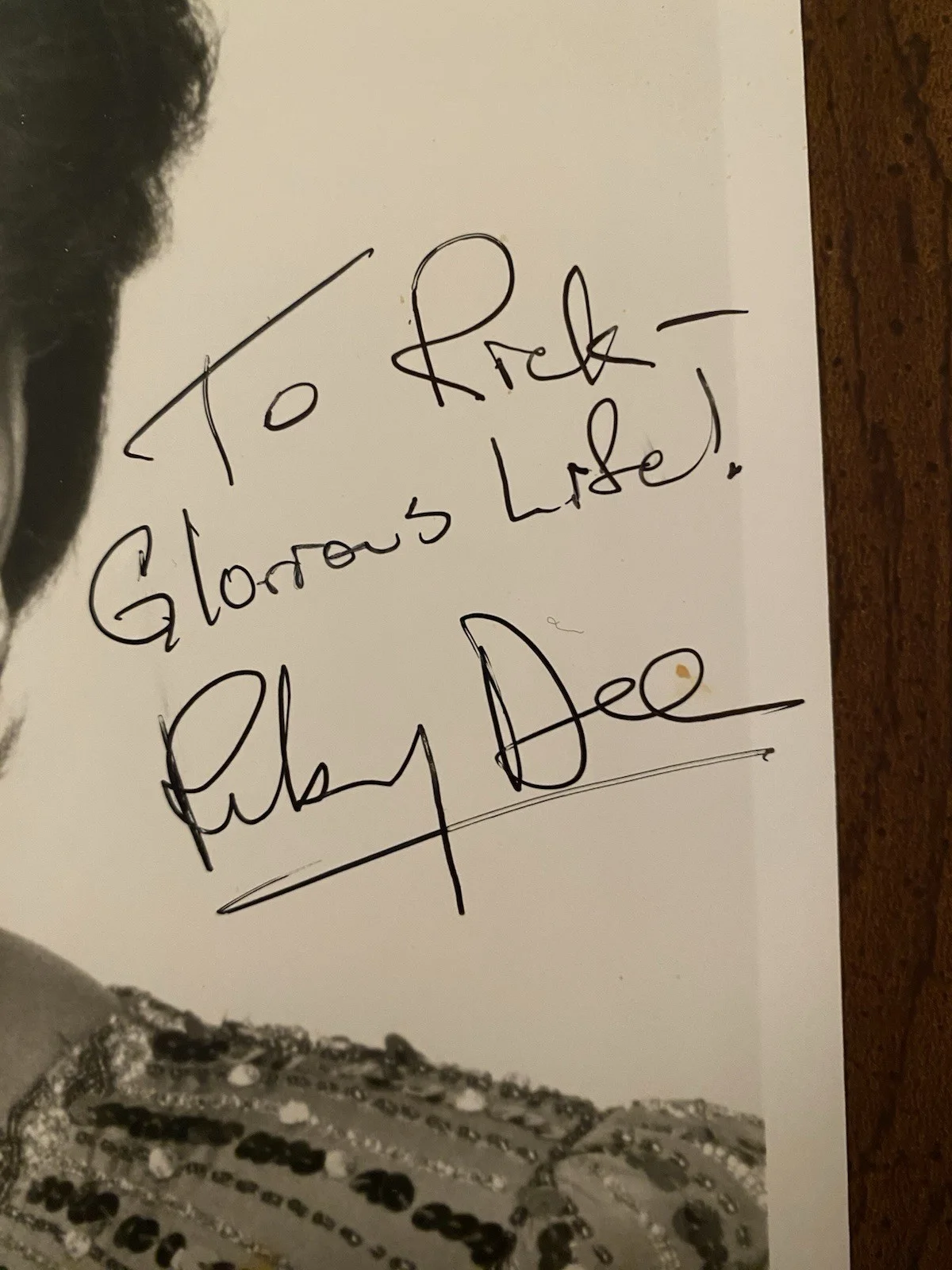 Ruby Dee — Ruby Dee Signed Autographed Photo A Raisin In The Sun Buck And The Preacher, изображение 4