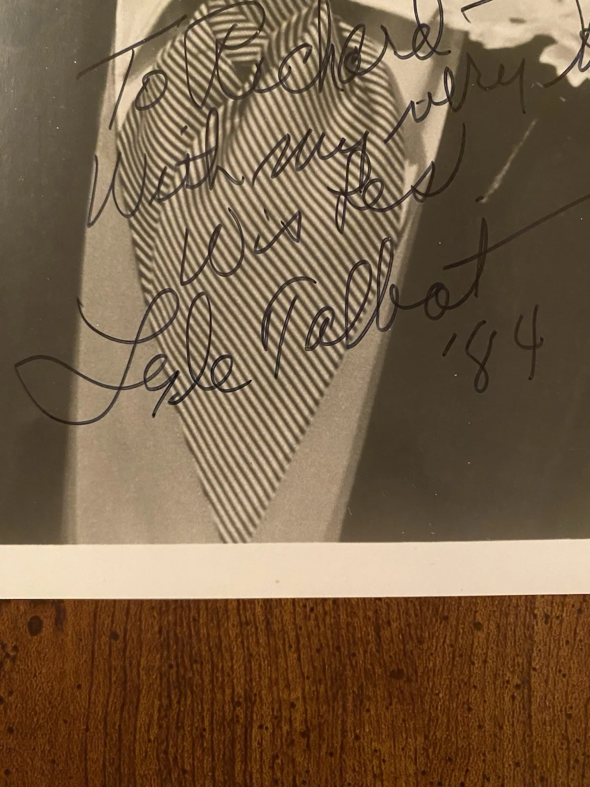 Lyle Talbot — Lyle Talbot Signed Autographed Photo The Thirteenth Guest Glen Or Glenda IN PERS, image 2