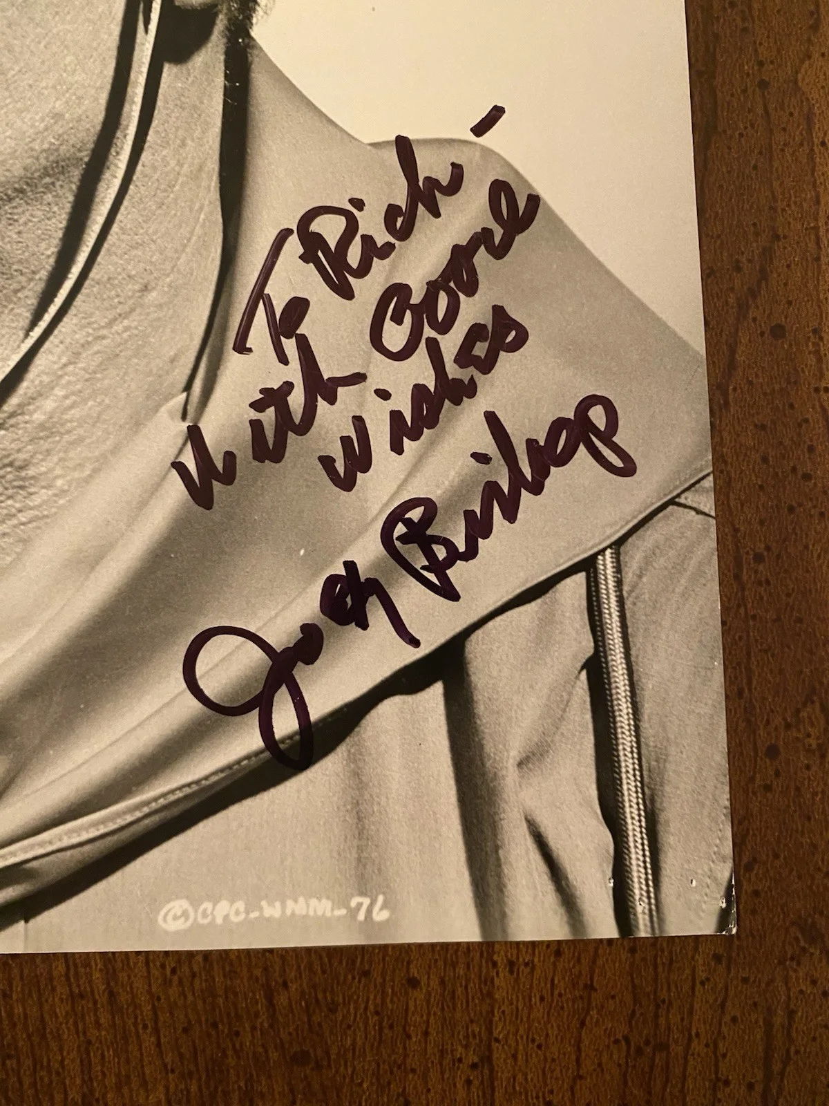 Joey Bishop — Joey Bishop Signed Autographed Photo The Joey Bishop Show IN PERSON, изображение 2