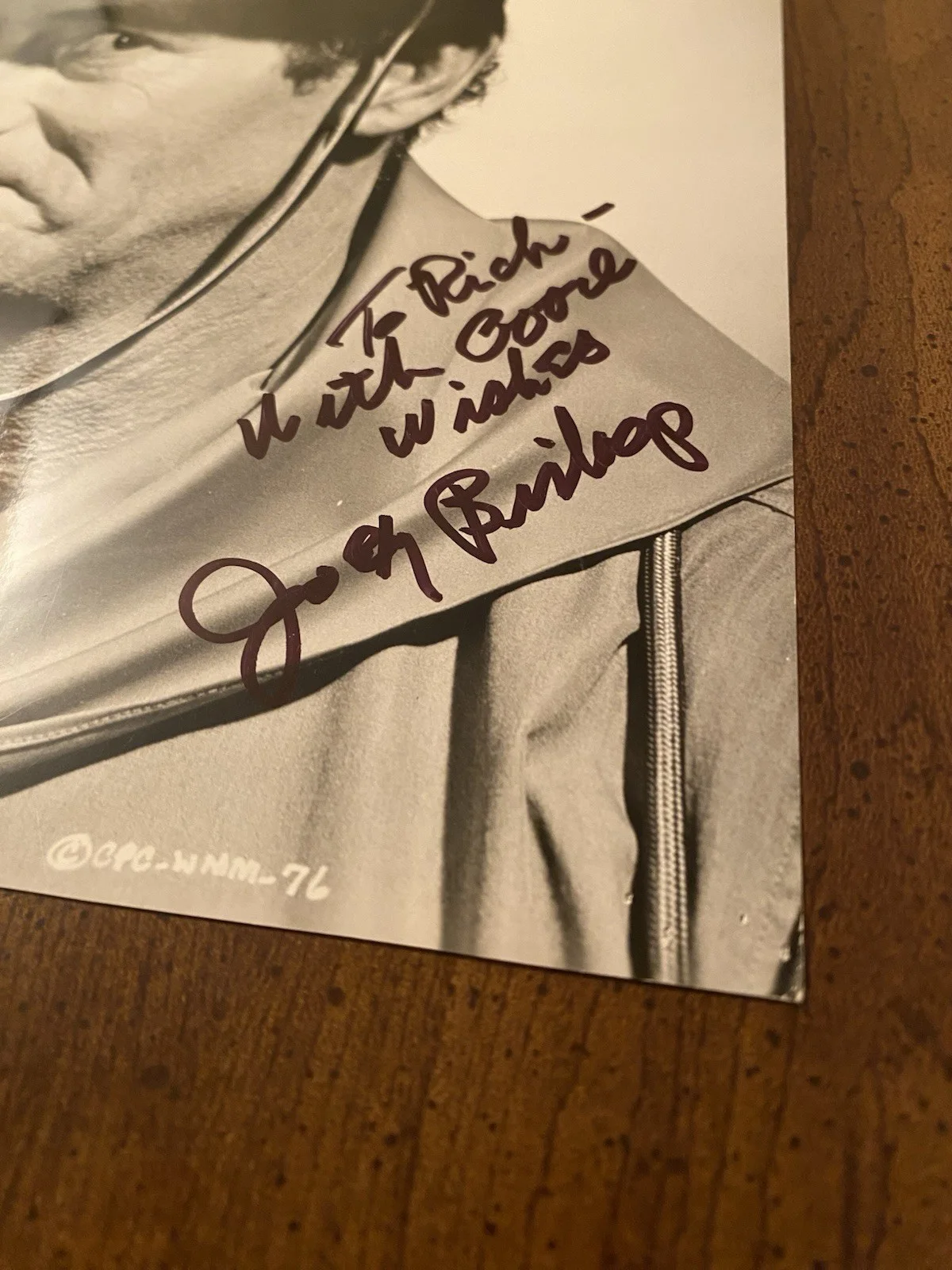 Joey Bishop — Joey Bishop Signed Autographed Photo The Joey Bishop Show IN PERSON, изображение 3