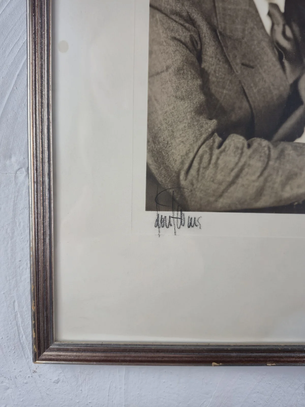 Photographer — SOL LESSER Hollywood Film Producer Original Photo, Photographer Signed & Framed, изображение 2