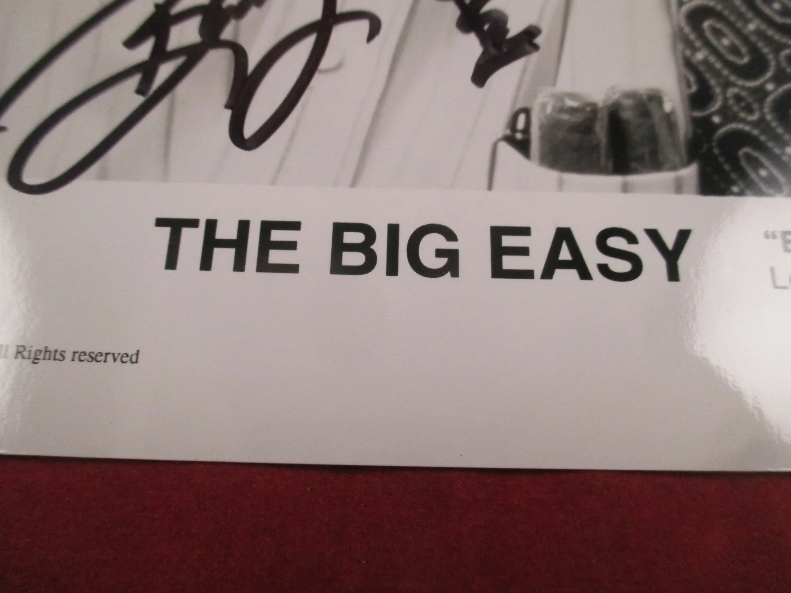 BARRY CORBIN HAND SIGNED 8x10 PHOTO ACTOR AUTOGRAPHED " THE BIG EASY " 1997, изображение 5
