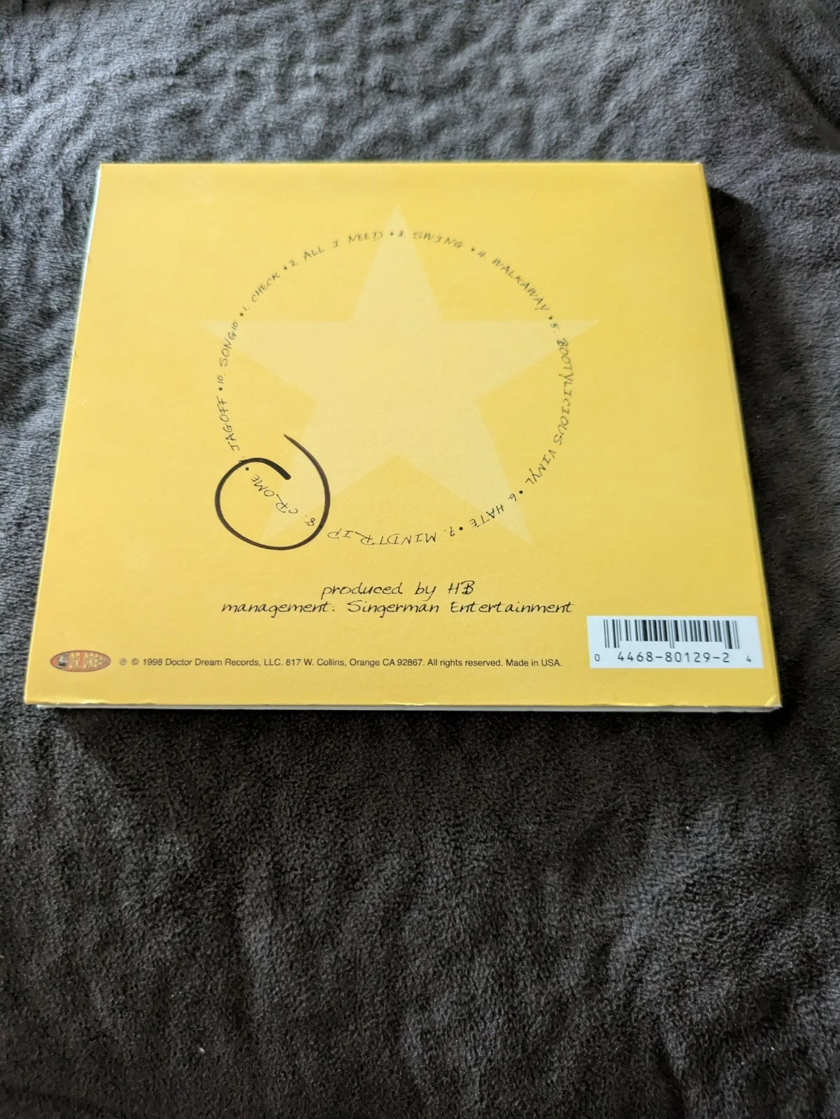 Zebrahead Yellow Album CD Full Band Signed, image 2