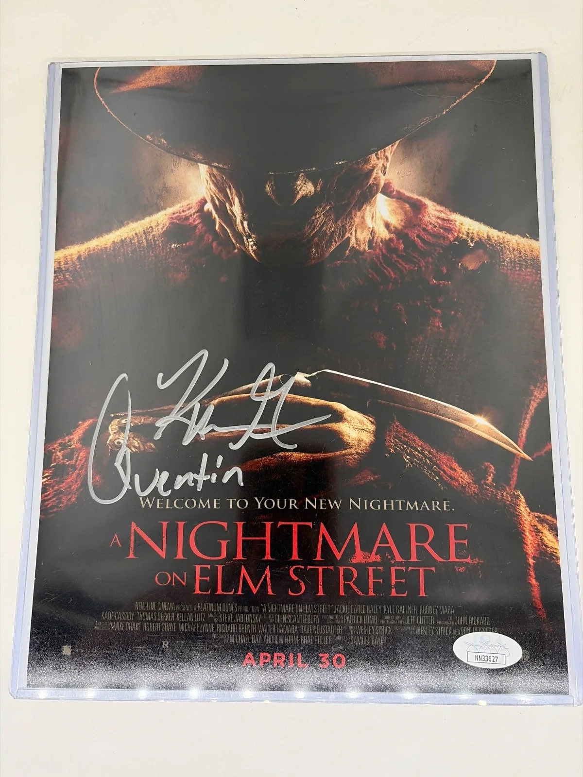 Kyle Gallner — A Nightmare on Elm Street Autograph JSA Certified - Kyle Gallner 8x10 Poster
